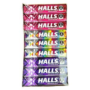 HALLS Drops MIX: Colors / Blueberry / Cherry - 18 Pack Box (9ct/Pack)